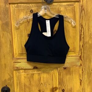 Fabletics Black Racerback Sports Bra